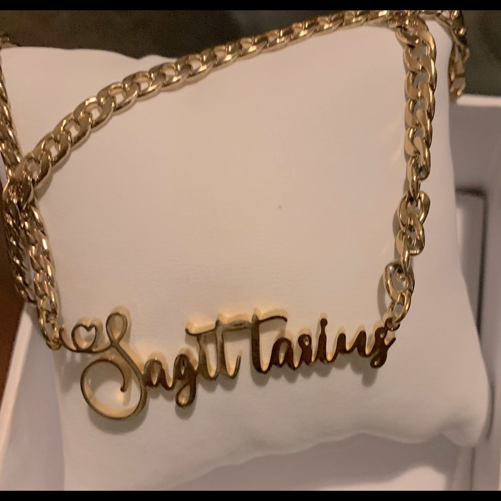 Stainless steel 18K Gold custom crown name plate